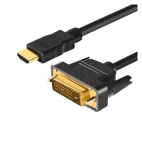 FSU HDMI-Compatible Cable to DVI Cable Male 24+1 DVI-D Male Adapter Plated 1080P for TV HD PC Projector /3 1m 1.8m 2m(5m)