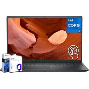 Dell Inspiron 15 3530 Touchscreen Laptop Computer, with Microsoft Office Pro Lifetime, Intel i7-1355U(Up to 5.0GHz), 15.6" FHD Display, 64 GB RAM, 2 TB SSD, Wi-Fi 6, Bluetooth 5.3, Windows 11 Pro