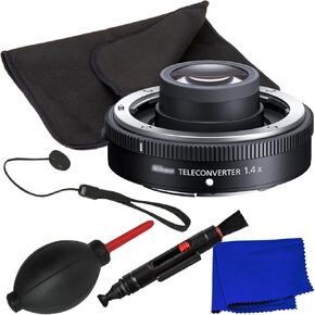 Ultimaxx Starter Nikon Z Teleconverter TC-1.4X Bundle - Includes: Front and Rear Lens Caps, Lens Wrap Case, Universal Lens Cap Keeper, Dust Blower, Microfiber Cloth & More (8pc Bundle)