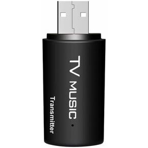 3.5mm USB Bluetooth Stereo Audio Transmitter Music Dongle Adapter for TV PC