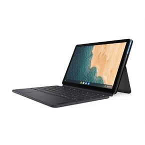 Lenovo IdeaPad Duet 10.1 inches FHD (1920 x 1200) Touchscreen 2-in-1 Chromebook, MediaTek Helio P60T, 4GB RAM, 64GB eMMC, Chrome OS, Ice Blue + Iron Grey (Renewed)