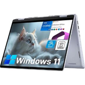 Dell Inspiron 7440 2-in-1 Laptop | Lifetime Office License | 14" FHD+ Anti-Glare Touchscreen Laptop | Intel Core 7 150U | Backlit Keyboard, Fingerprint, 10Hr Battery Life | 64GB DDR5 RAM - 2TB SSD