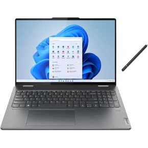 Lenovo Yoga 7i 16" WUXGA 2 in 1 Touch Laptop | Intel Core i5-1335U | Intel Iris Xe Graphics | 16GB RAM DDR5 | 512GB SSD | Backlit | Fingerprint | Windows 11 Home | Bundle with Stylus Pen