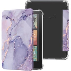 Famavala Slim Case Compatible for 7" Inch (12th Generation, 2024 Release), with Auto Wake/Sleep, Soft TPU Back Cover, not Bigme 7" Tab (Blossoms)