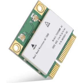 بطاقة WiFi Mini PCIE ، محول لاسلكي Dualband ، 802.11AC Half Mini PCIe Interface Wireless Card