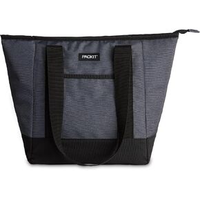 PackIt Built with ECOFREEZE Technology, Reusable, Foldable, Zip Closure, with Shoulder Straps for Easy Carrying
