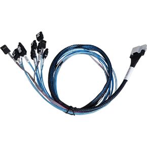 Tekram areca SFF-8654 إلى ثمانية SATA مع النطاق الجانبي .75 متر