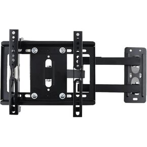 25KG Telescopic Adjustable 14-40 Inch TV Wall Mount Bracket Flat Panel TV Frame Support 15 Degrees Tilt for LCD LED Monitor