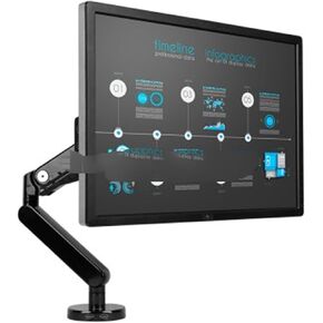 Q5 Full Motion Gas Spring 10-30 Inch Desktop Monitor Holder Arm Mount with USB 3.0 Port Loading 2-9kgs