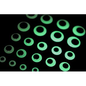 200 pcs 4mm/6mm/8mm 3D Luminous Fishing Eyes Glow in The Dark for Lures Hooks Baits Fishing Accessories
