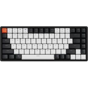 Keychron K2 Wireless Bluetooth/USB Wired Gaming Mechanical Keyboard, Hot-swappable 75% Layout 84 Keys RGB LED Backlight, Aluminum Frame for Mac Windows, Gateron G Pro Brown Switch, Version 2