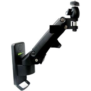 DL-F12PR 2-7kg Gas Spring Gas Strut Tilt Projector Bracket Ceiling Mount Rack Aluminium Alloy 360 Degree Rotate(New Black)