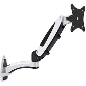 Aluminum Gas Spring 360 Degree Full Motion Height Adjustable 15"-27" LCD Monitor Holder TV Wall Mount Bracket Arm