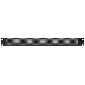 Vented Rack Panel, Black (3U)