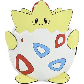 Loungefly Pokemon - Togepi - Mini Backpack - Premium Vegan Leather - Gift Idea - Official Merchandise - for Boys, Girls Men and Women - Anime Fans
