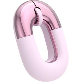 F01 Dual Mode Wireless Charging Mouse, Macaron Color Scheme Sweet Donut Bluetooth Computer Mice, Silent and Lightweight, 1200 DPI Optical Tracking, Compatible with PC, Mac, Laptop (Pink)