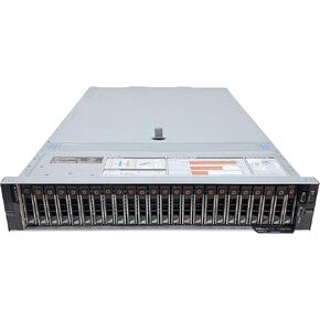 Dell EMC PowerEdge R740XD 2U 24X SFF ، 2X XEON GOLD 6248R 3.0GHz 24-CORE CPU ، ذاكرة 128 جيجابايت ، 2x 480 جيجا بايت SSD ، القضبان (متجددة)