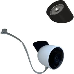 Angled Ceiling or Wall Mount Magnetic Replacement Wired Cam Base Plate for Google Nest Outdoor Camera Wired GEN 1, Strong Neodymium Magnet, Wired Camera Not Included
