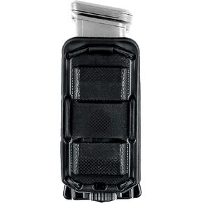 Hero’s Pride Flex OWB Double Pistol Magazine Case - Universal Fit with Rotating Belt Adapter - Single or Double Stack 9mm or .40 Magazines - Glock, Sig, S&W, and FN Compatible