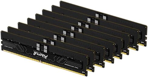 Fury Renegade Pro XMP 128GB 5600MT/S DDR5 ECC Reg CL36 DIMM MEMORY Overclockable ECC مسجل DIMMKIT من 4 - KF556R36RBK4-128 in Kuwait