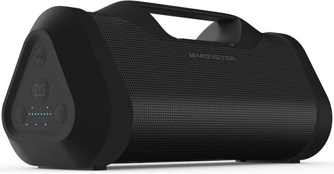 Monster Blaster 3.0 Portable Speaker ، 120W Bluetooth اللاسلكي ، IPX5 مقاوم للماء مع شحن USB وإدخال AUX in Kuwait