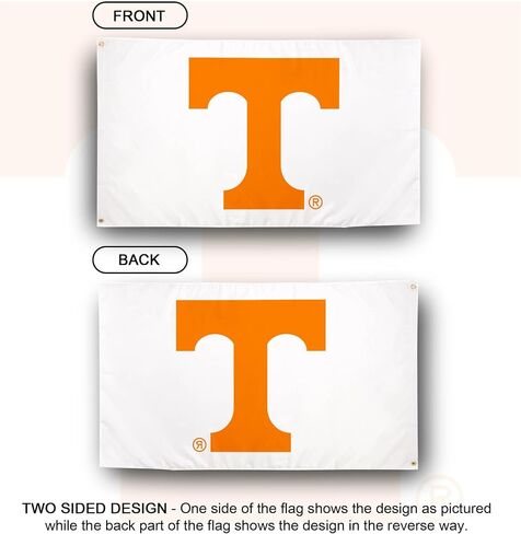 Desert Cactus University of Tennessee Flag Knoxville Volunteers Vols UT Flags Banners 100% Polyester Indoor Outdoor 3x5 (Design Z) in Saudi Arabia