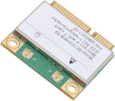 بطاقة Mini Pci e WiFi 7 ، بطاقة شبكة Plack 8،774 ميجابت في الثانية مع وحدة BT 5.4 ، لـ Win10 ، Win11 ، لـ Linux ، لنظام التشغيل Chrome (بدون هوائي) in Kuwait