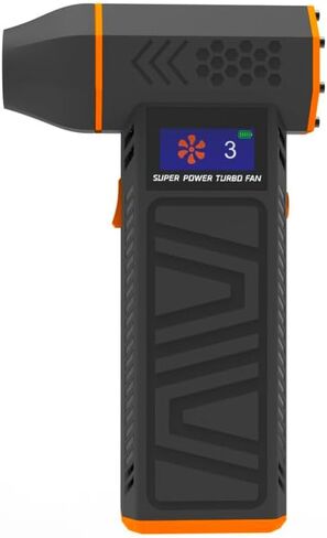 130000 دورة في الدقيقة مكشوفة من Air Duster Electric - منفاخ هواء قابل للتعديل 4 -gear مع مصباح LED وشاشة SMART (مستوى البطارية/الغبار) ، قابل لإعادة الشحن اللاسلكي للوحة المفاتيح ، السيارة ، تنظيف الكمبيوتر ، شحن سريع 8000 مللي أمبير في الساعة in Kuwait