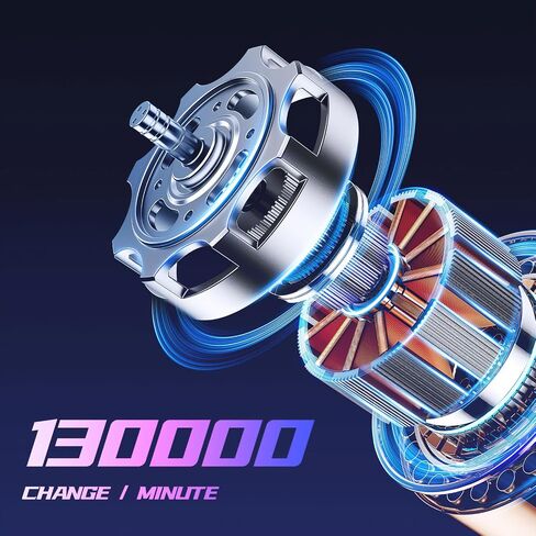 Duster Air Electric قابلة لإعادة الشحن - لا يلعب ، 110000 دورة في الدقيقة ، منفاخ مصغر طاقة ، ومدافع منفاخ هواء محمولة قابلة للتعديل بثلاث سرعات للسيارة الفعالة ، والكمبيوتر الشخصي ، ولوحة المفاتيح ، وتنظيف الغبار في الهواء الطلق in Kuwait