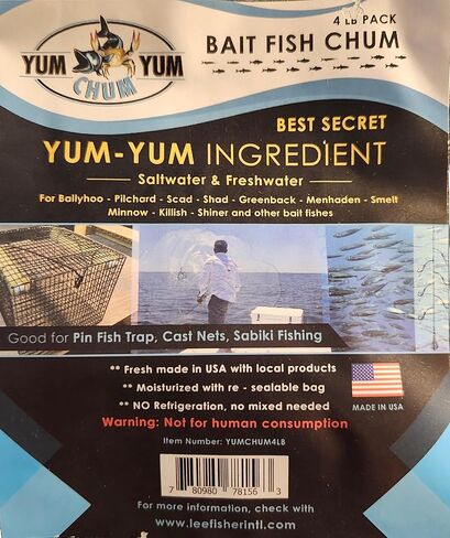 yum yum bait fish chum - 4 أرطال in Saudi Arabia