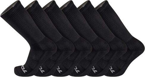TCK 3 Pair Work & Athletic Crew Socks (White, Medium) in Saudi Arabia
