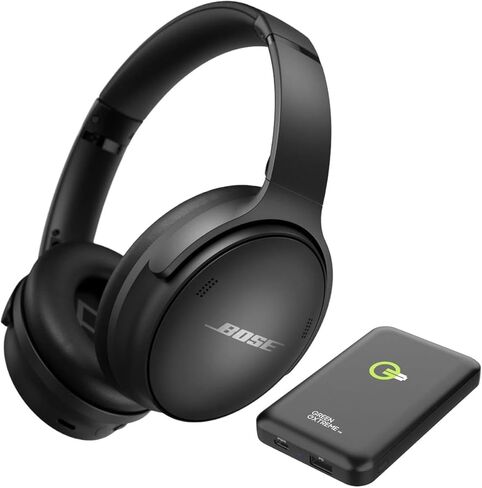 Bose QuietComfort 45 Wireless Bluetooth Noise Cancelling Headphones, Over-Ear Headphones with Microphone, Personalized Noise Cancellation and Sound, Bundle Portable Wireless Charger in Saudi Arabia