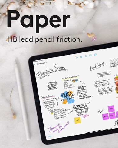 Nano Texture Glass Screen Protector for Samsung Galaxy Tab S10 Ultra - Paper-Like Feel, Anti-Glare, Scratch-Resistant, HB Pencil Friction for Writing & Drawing in Saudi Arabia