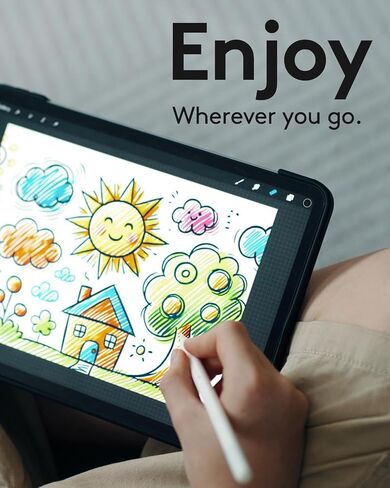 Nano Texture Glass Screen Protector for Samsung Galaxy Tab S10 Ultra - Paper-Like Feel, Anti-Glare, Scratch-Resistant, HB Pencil Friction for Writing & Drawing in Saudi Arabia
