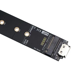 JMT M4B Oculink SFF8612 to M.2 Mkey SSD Female Adapter Card PCIE X4 4.0 High-Speed Compatible with M.2 NVMe 2230 2242 2260 2280 SSD