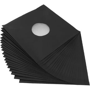 Record Kraft Paper Jackets Thick Matte Black Covers for 12 Inch Records 20Pcs Protective Sleeves for Enthusiasts