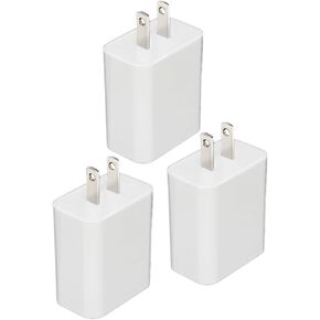 5V2A USB Charger Power Adapter Compatible with Outdoor WyzeCam, Blink Mini, Nest Cam, Ring Stick Up Cam, Security Camera and Other Electronic Devices 3-Pack
