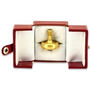 PROMETHEUS LIGHTS Lambda Spinning Top، صنع في الولايات المتحدة الأمريكية (النحاس الصلب، روبي الرؤوس) in Kuwait