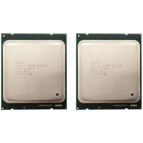 Intel Matching Pair Xeon E5-2670 Eight Cores Processors 2.60GHz 20MB Smart Cache 8.00 GT/S QPI TDP 115W SR0KX BX80621E52670 (Renewed)