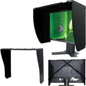 Desktop Computer Monitor Hood, Video Monitor Hood Sunshade Sunhood, Light-Blocking Board Anti-Glare, for Fits All 17-28 Inch Laptops, That Provides Privacy and Protection