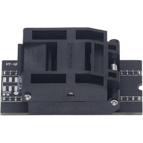 RT809H Programmer Adapter, Wide Compatibility High Voltage Programming Adapter Serial ICSP Interface High Speed Parallel QFP80 Adapter Socket