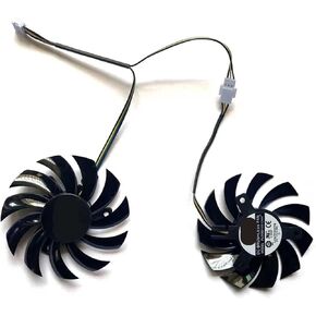 2PCS 75mm 0.35A 4-pin PLD08010S12HH GPU Cooling Fan