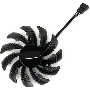 75mm T128010SU PLD08010S12HH Gaming Graphics Card Cooling Fan(Black 3-Fan T12)