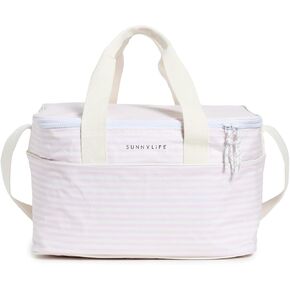 SunnyLife Women's Light Cooler Bag, Pink Stripe, One size