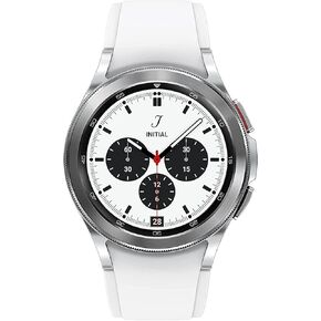 SAMSUNG Galaxy Watch 4 Classic 42mm Smartwatch with ECG Monitor Tracker for Health Fitness Running Sleep Cycles GPS Fall Detection Bluetooth US Version, Silver (Renewed)