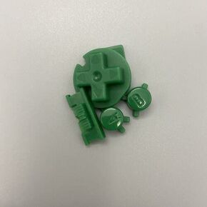 Game Boy Color High Quality Button Set with Matching IR Cover - Green