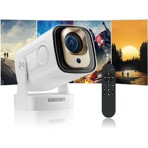 Auto Focus Mini Projector with 4K Full HD 1080P Support, Portable Projector with Wifi and Bluetooth, Outdoor Projector Built in Apps, Smart Projector Brightness 260 ANSI, HY260 Pro Movie Projector