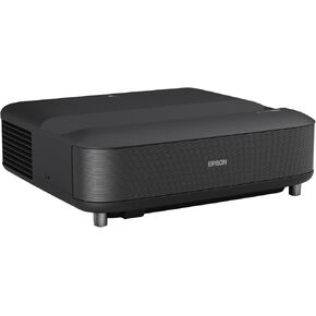 Epson EpiQvision Ultra LS650 Ultra Short Short 3LCD 3LCD Smart Streaming Laser Projector ، 4K Pro-UHD ، HDR ، 3600 Lumens ، حتى 120 "، تلفزيون Android ، Sound by Yamaha-Black (Renefed)