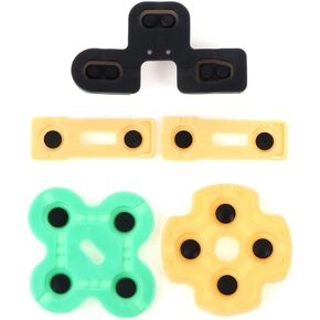 2 تعيين زر لوحة الاتصال المطاط موصل D-Pad لوحدة التحكم Sony PS2 PlayStaion2