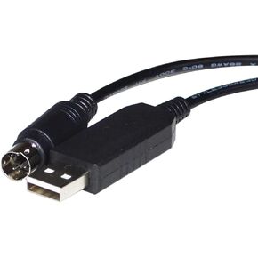 INDUSTRIAL USB to MINI DIN 4 PIN MD4 ADAPTER RS232 SERIAL COMMUNICATION CABLE for CONNECTION to PC(1.8m,DB9-MINI DIN)